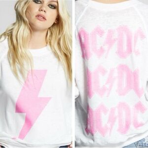 Recycled Karma AC/DC Bolt Rock Out Sweatshirt